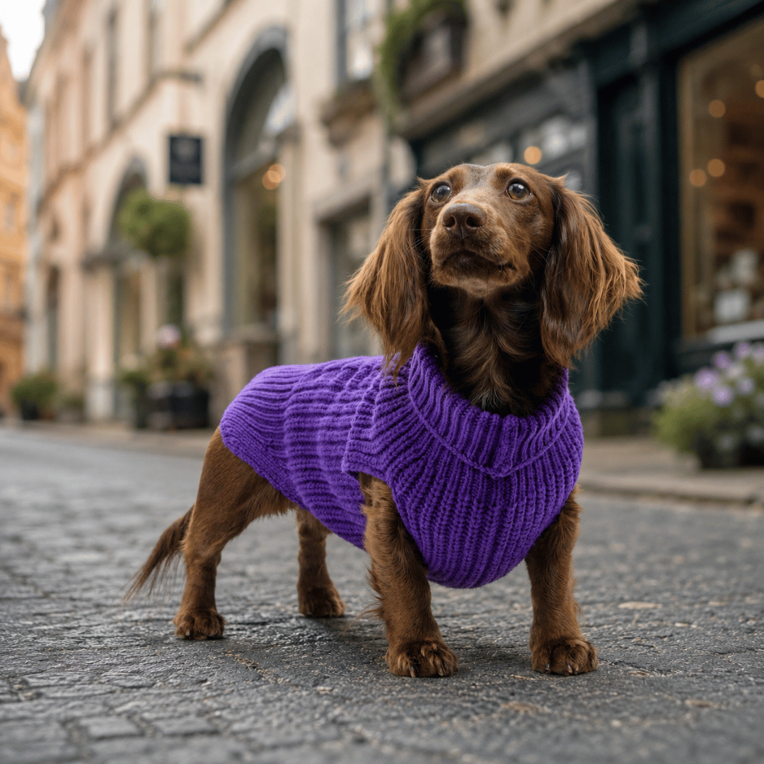 Hundepullover für Dackel und kleine Hunde