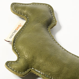 Hundespielzeug Dackel Leder     - von Dogolino kaufen bei leopolds-finest