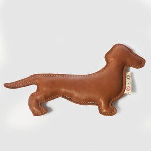 Hundespielzeug Dackel Leder     - von Dogolino kaufen bei leopolds-finest