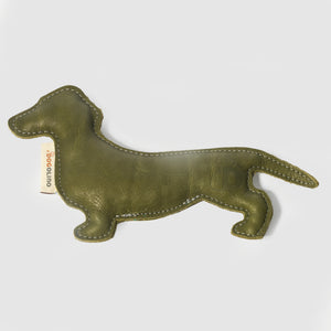 Hundespielzeug Dackel Leder     - von Dogolino kaufen bei leopolds-finest