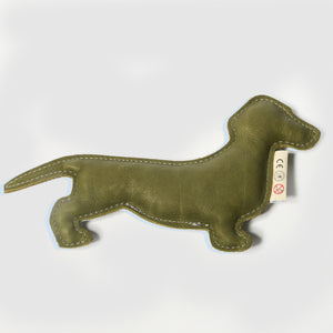 Hundespielzeug Dackel Leder     - von Dogolino kaufen bei leopolds-finest