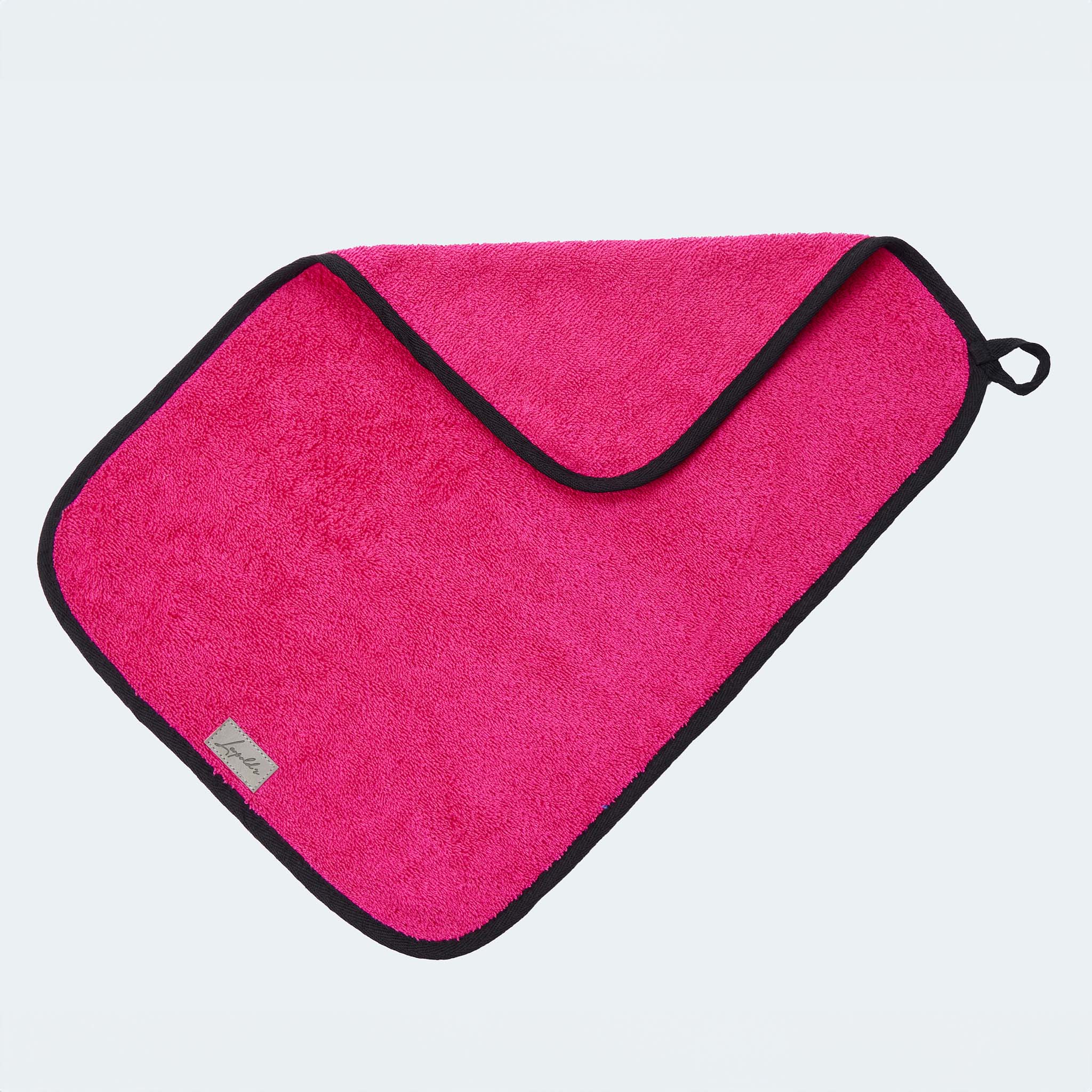 Kleines Hundehandtuch aus organischer Baumwolle [pink]