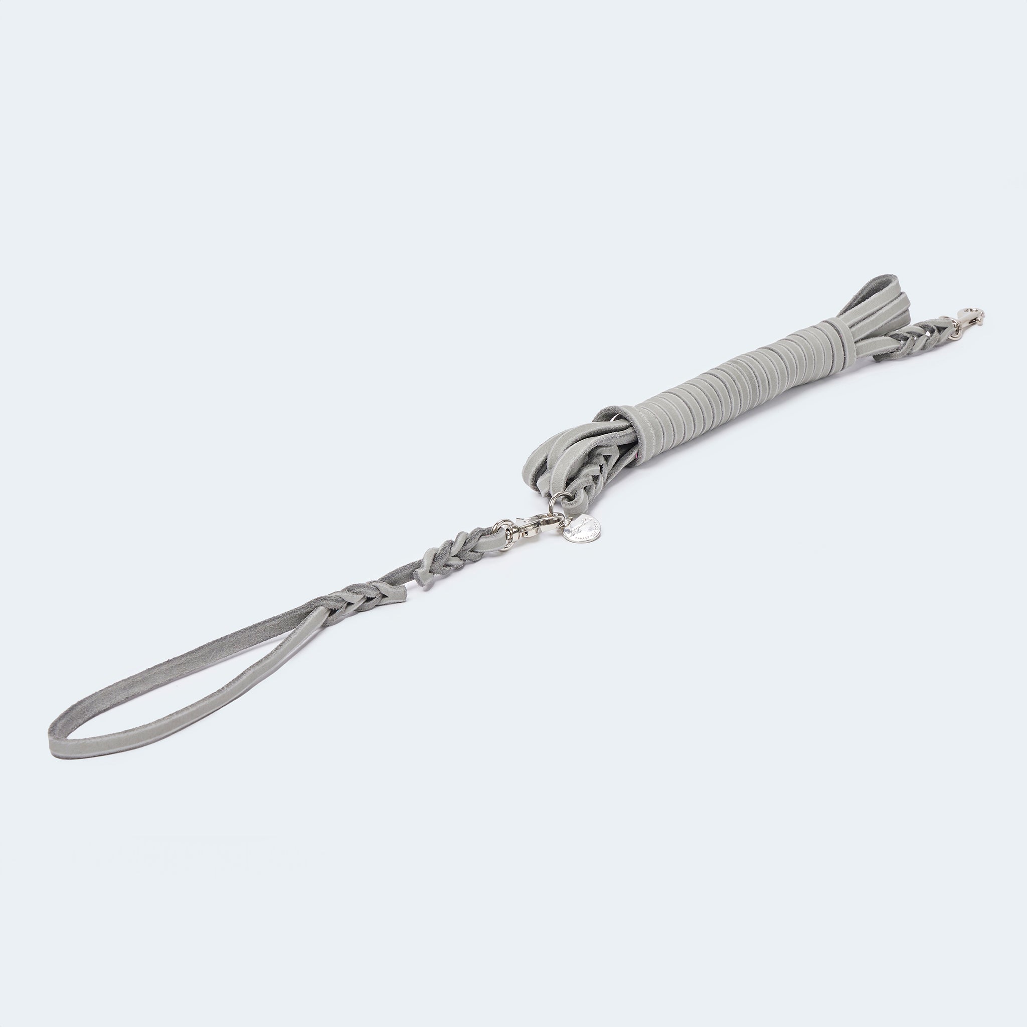 Leopolds-finest-fettleder-schleppleine-5-m-hellgrau-LF-FW-LEI-003-810_QS [hellgrau-silber]