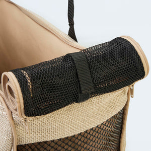 Flugtasche für Hunde mit orthopädischer Matratze [sand]