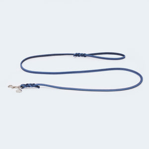 Leopolds-finest-leichte-fettlederleine-navy-LF-FW-LEI-001-380_QS [navy-silber]