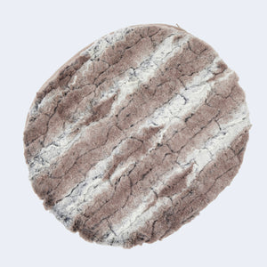 Orthopedic dog mattress in lynx look