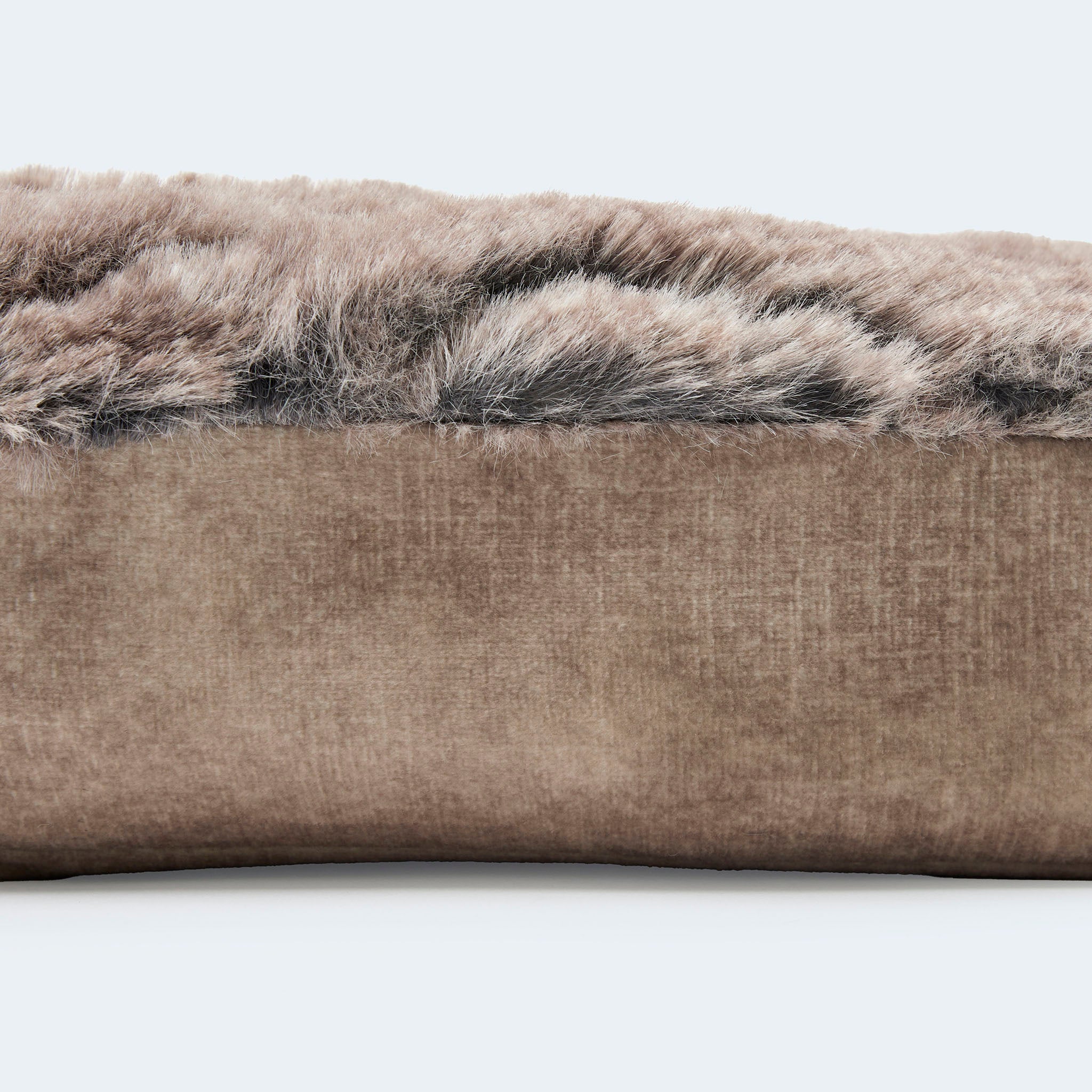 Orthopedic dog mattress in lynx look