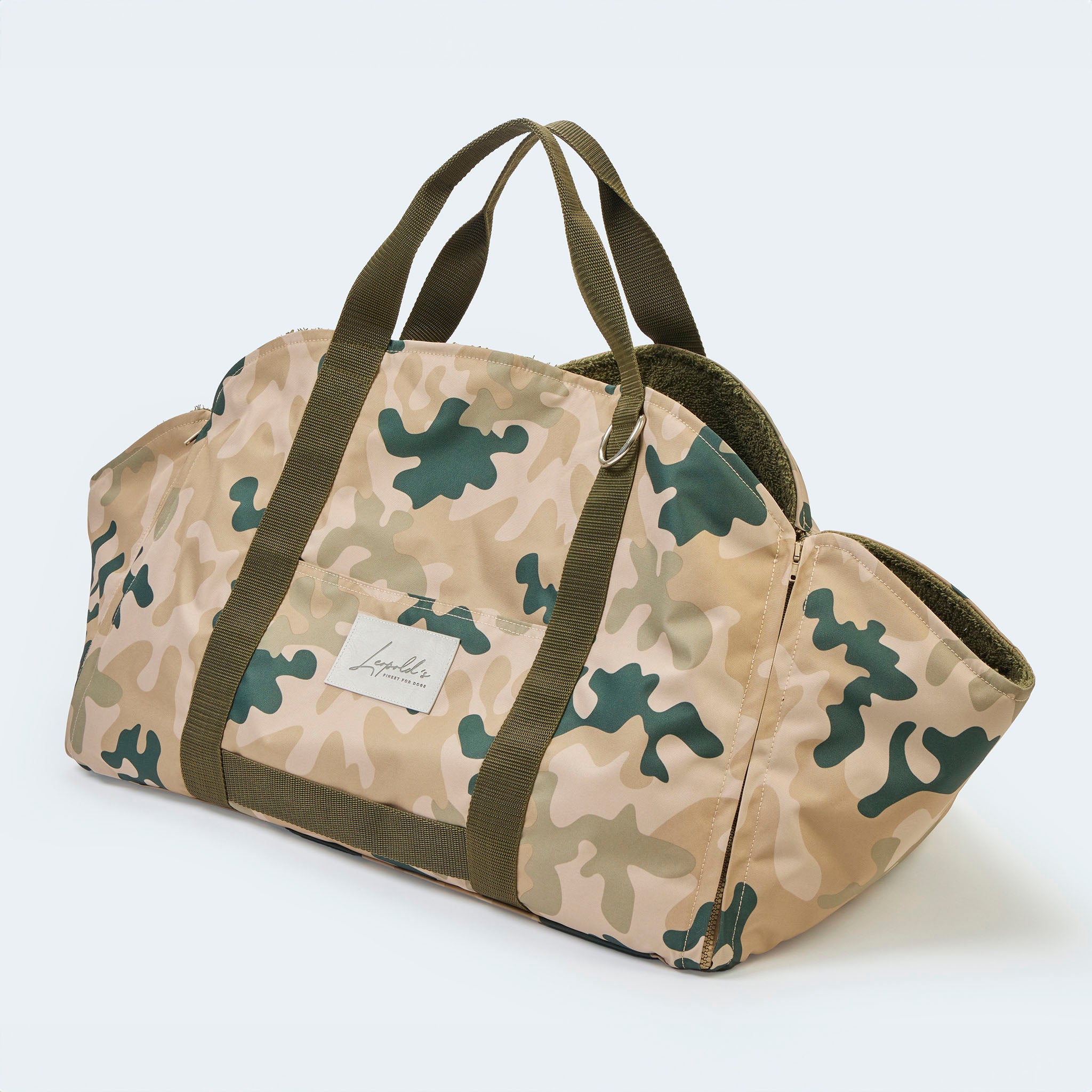 4 in 1 Travel Bag Allrounder – Hundetasche und Decke in einem [camouflage hell]