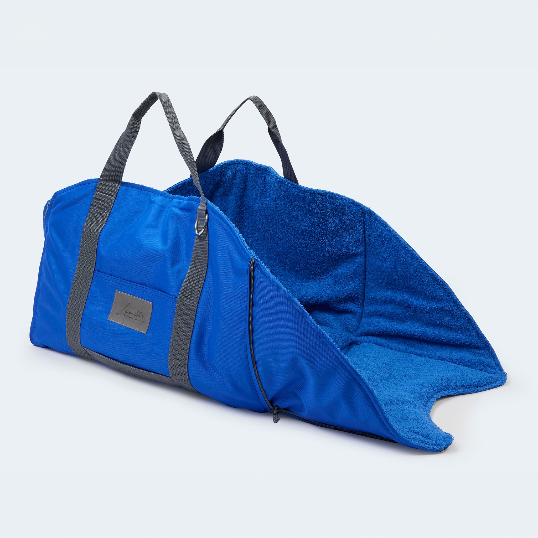 4 in 1 Travel Bag Allrounder – Hundetasche und Decke in einem [royal]