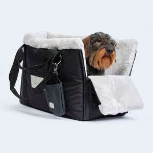 Hundetasche Frankfurt für Dackel und kleine Hunde in schwarz