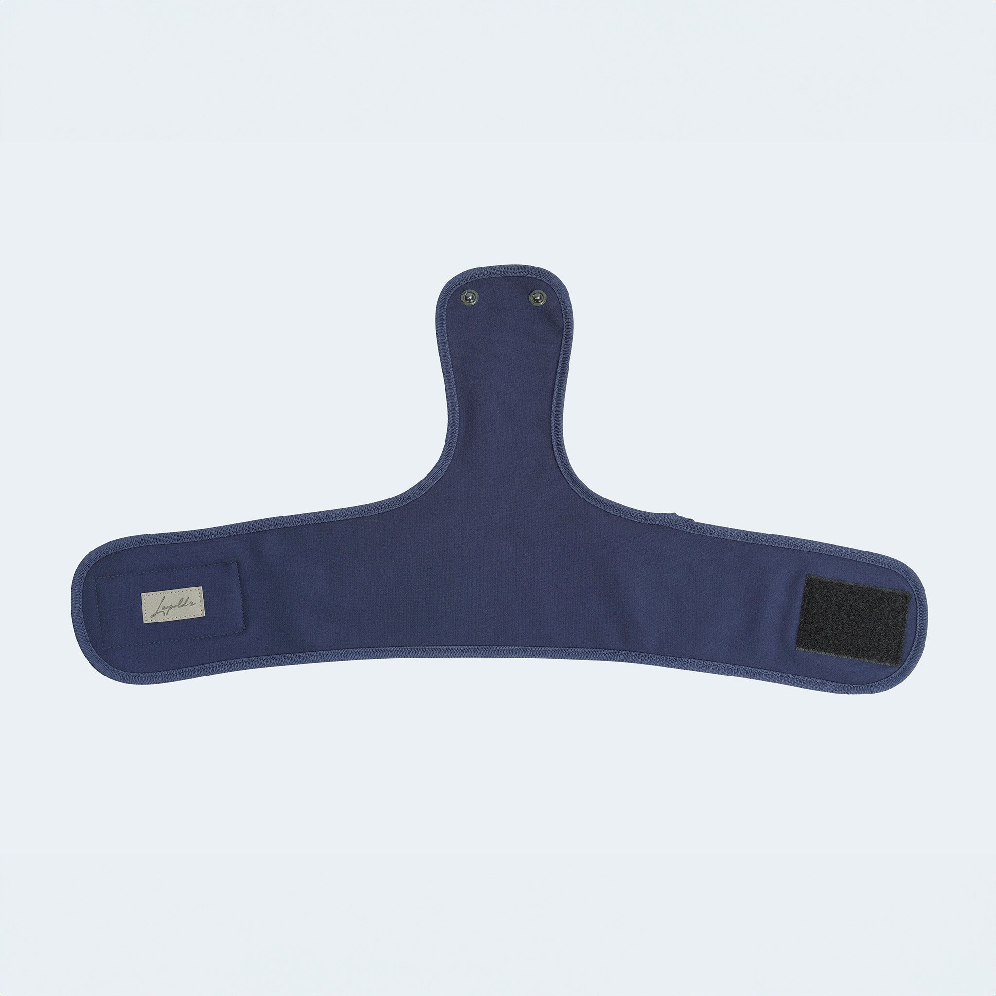 Leopold's Finest | Ersatz Bauchschutz für Softshell-Hundemantel in blau für Dackel und kleine Hunde.