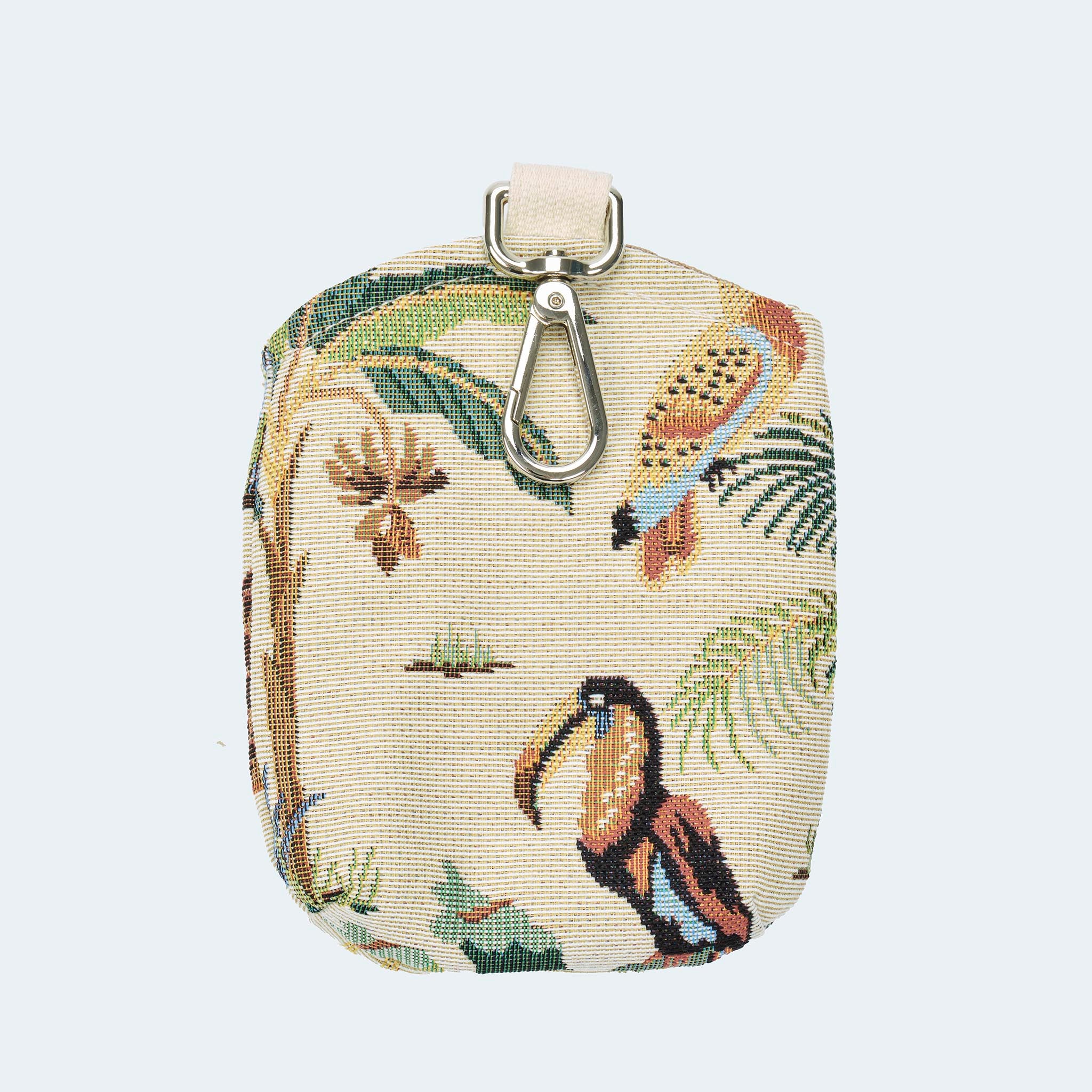 Leopold's Finest | Rückseite des Leckerlibeutels für Hunde im stylischen Dschungelmuster Kapstadt.