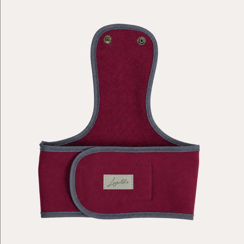 Softshell Ersatz Bauchschutz in Bordeaux für Hundemantel Softshell, Hundemantel Loden und Hundemantel Wolle / Leopold's Finest for Dogs