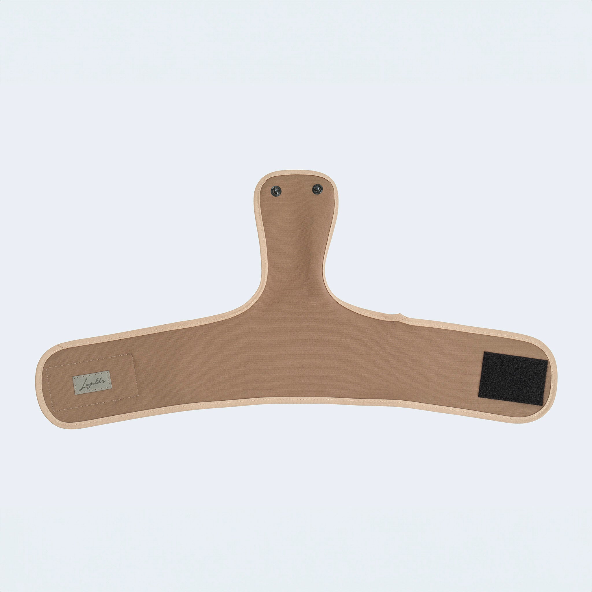 Leopold's Finest | Geöffneter Ersatz Softshell Bauchschutz braun für Dackel und kleine Hunde