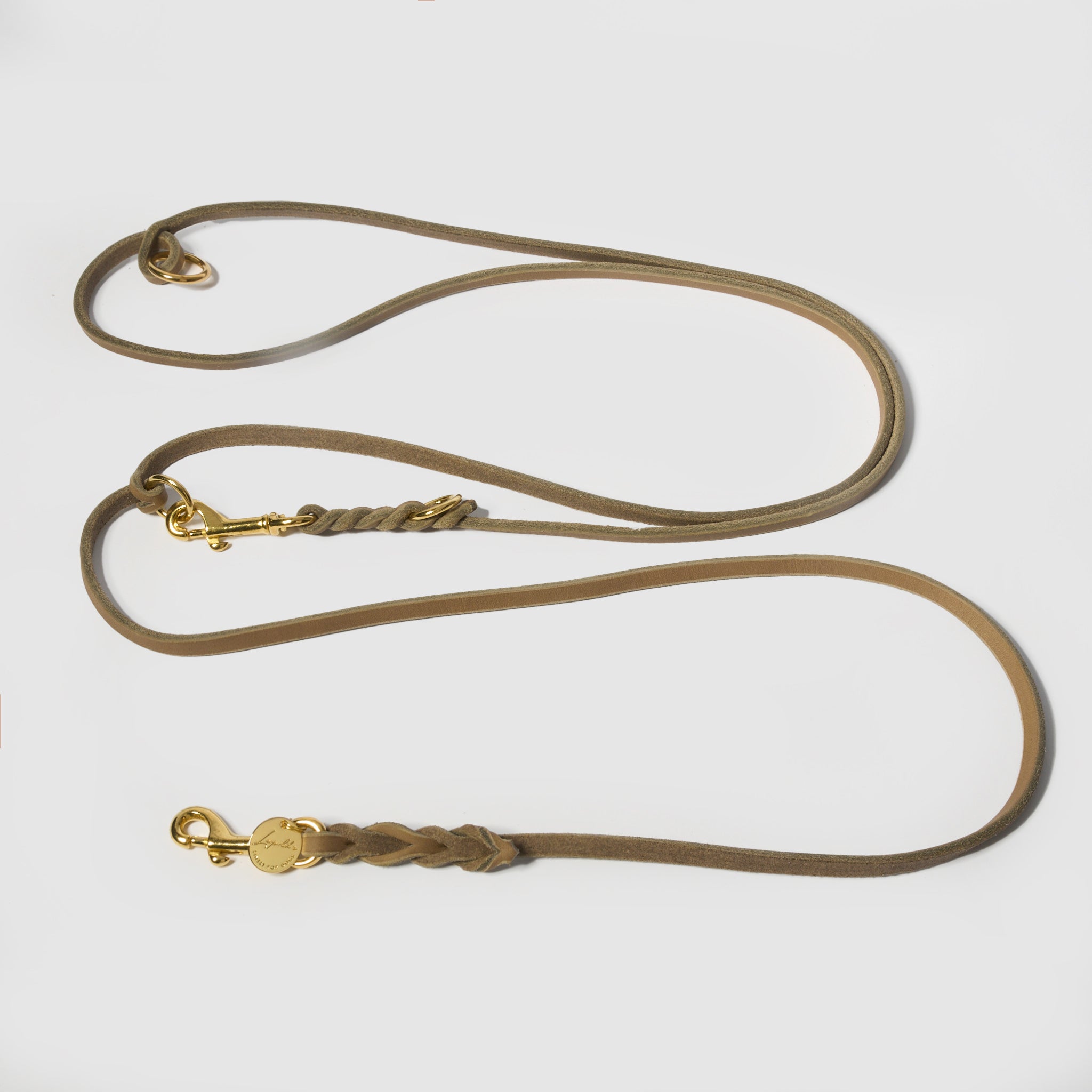 Hundeleine verstellbar Fettleder Leopold's     - von Leopold´s kaufen bei leopolds-finest