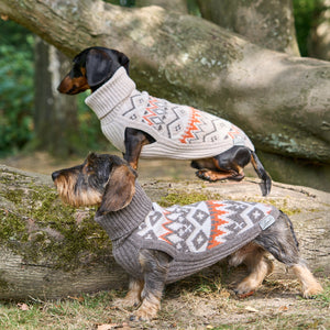 Hundepullover Jacquard Dackel Malteser Zwergpudel Leopold's     - von Leopold´s kaufen bei leopolds-finest