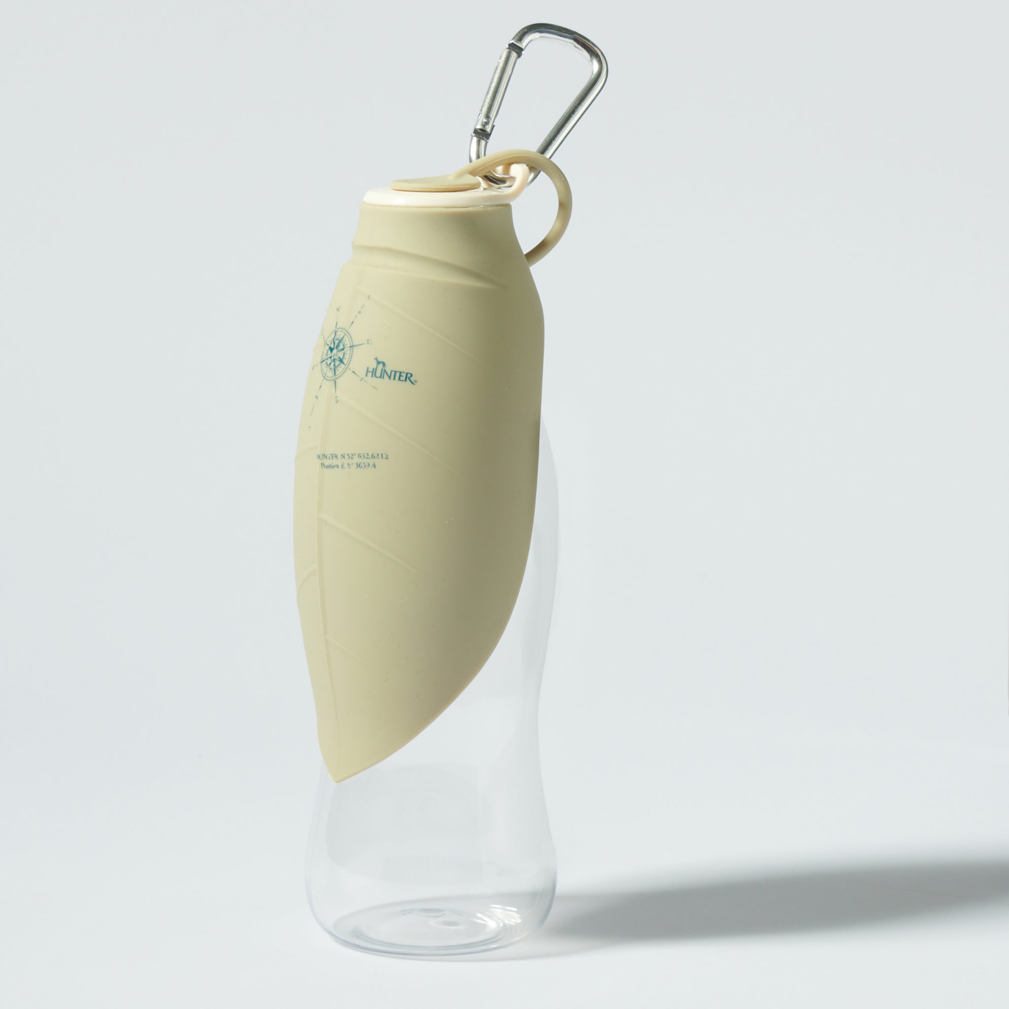 Hund Trinkflasche Outdoor, mit abschraubbarem Silikonnapf, abwaschbar