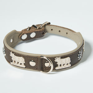 Hundehalsband Kühe Motiv     - von Leopold's kaufen bei leopolds-finest