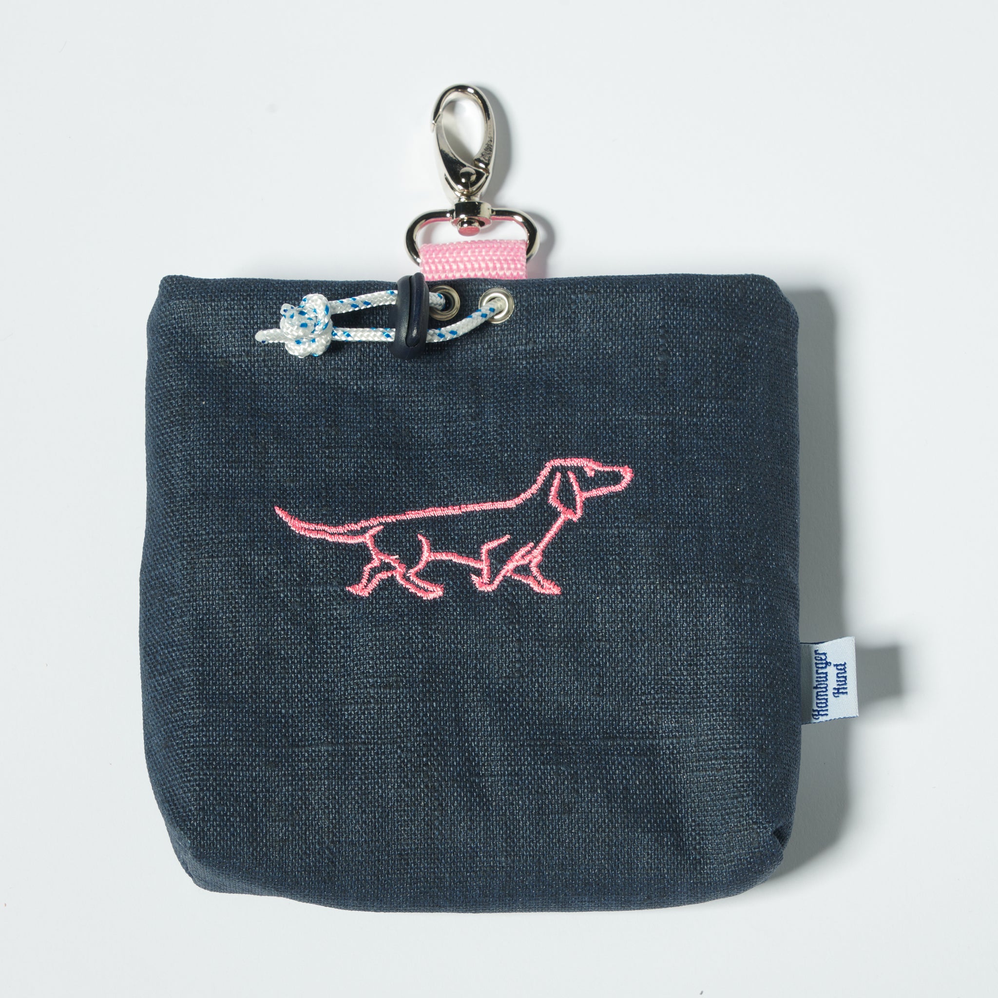 Leckerlibeutel Dackel navy     - von Hamburger Hund kaufen bei leopolds-finest